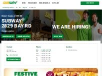 Website Screenshot Subway