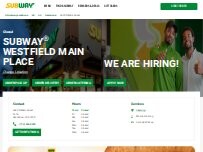 Website Screenshot Subway