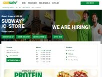 Website Screenshot Subway