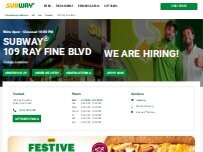 Website Screenshot Subway