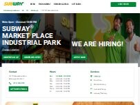 Website Screenshot Subway