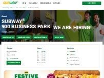 Website Screenshot Subway