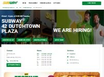 Website Screenshot Subway