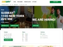 Website Screenshot Subway