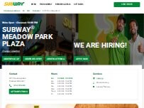 Website Screenshot Subway