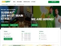 Website Screenshot Subway