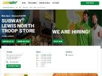 Website Screenshot Subway