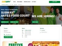 Website Screenshot Subway