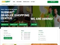 Website Screenshot Subway