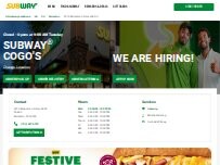 Website Screenshot Subway