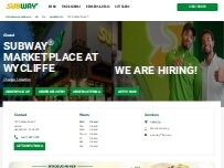 Website Screenshot Subway