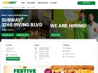 Website Screenshot Subway