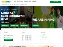 Website Screenshot Subway