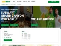 Website Screenshot Subway