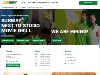 Website Screenshot Subway