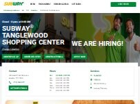 Website Screenshot Subway