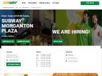 Website Screenshot Subway