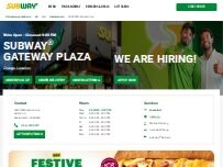 Website Screenshot Subway