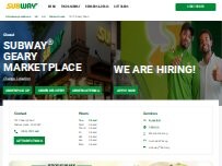 Website Screenshot Subway