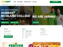 Website Screenshot Subway