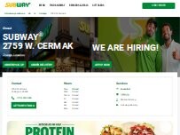 Website Screenshot Subway