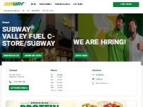 Website Screenshot Subway