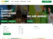 Website Screenshot Subway