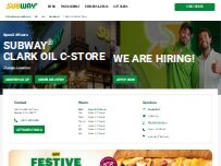 Website Screenshot Subway