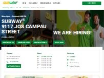Website Screenshot Subway
