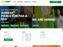 Website Screenshot Subway