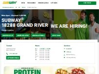 Website Screenshot Subway