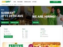 Website Screenshot Subway