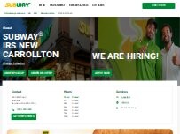 Website Screenshot Subway