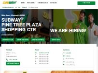 Website Screenshot Subway