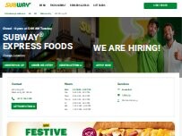Website Screenshot Subway