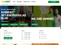 Website Screenshot Subway