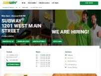 Website Screenshot Subway
