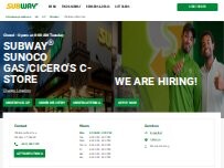 Website Screenshot Subway