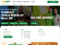 Website Screenshot Subway