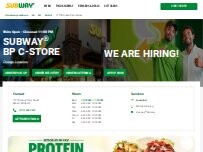 Website Screenshot Subway