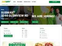 Website Screenshot Subway