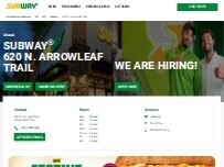 Website Screenshot Subway