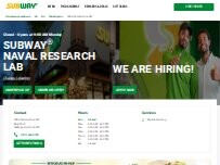 Website Screenshot Subway