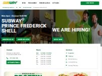 Website Screenshot Subway