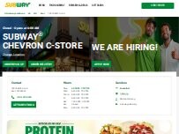 Website Screenshot Subway