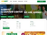 Website Screenshot Subway