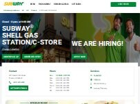 Website Screenshot Subway