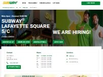 Website Screenshot Subway