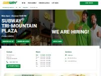 Website Screenshot Subway