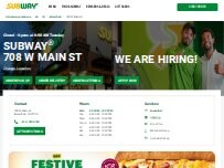 Website Screenshot Subway